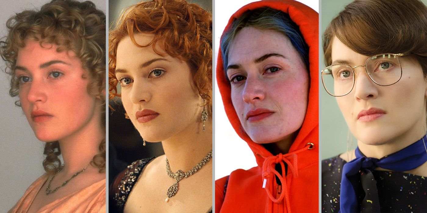 Kate Winslet in Sense and Sensability, Titanic, Eternal Sunshine of the Spotless Mind and Steve Jobs