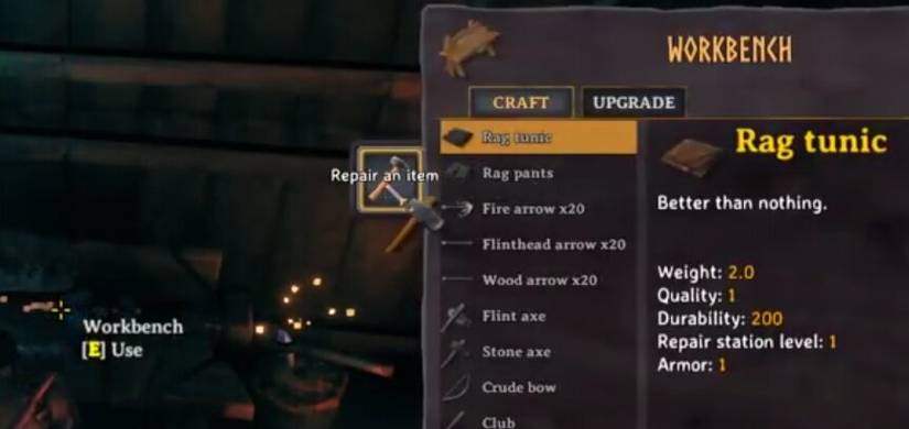 repair interface workbench valheim