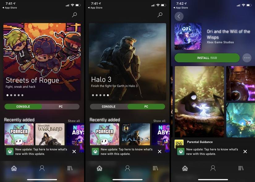 xbox game pass app android