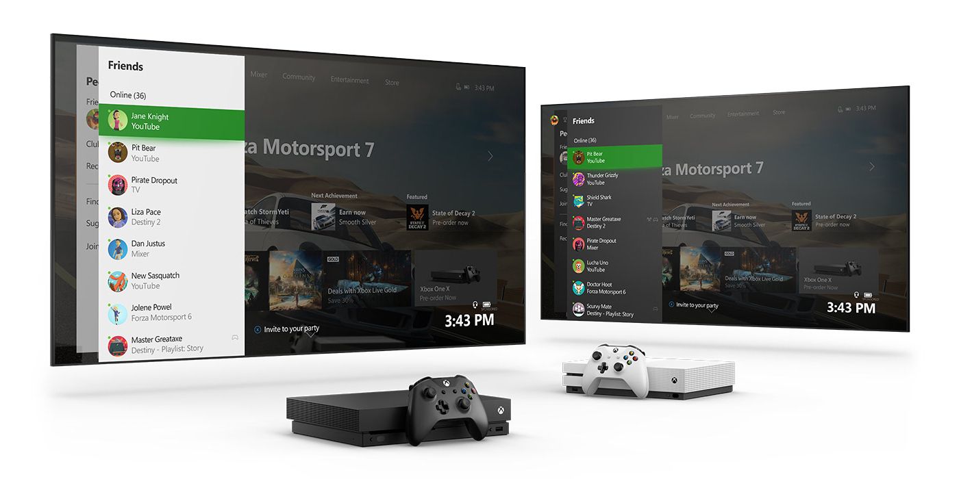 xbox consoles and dashboards