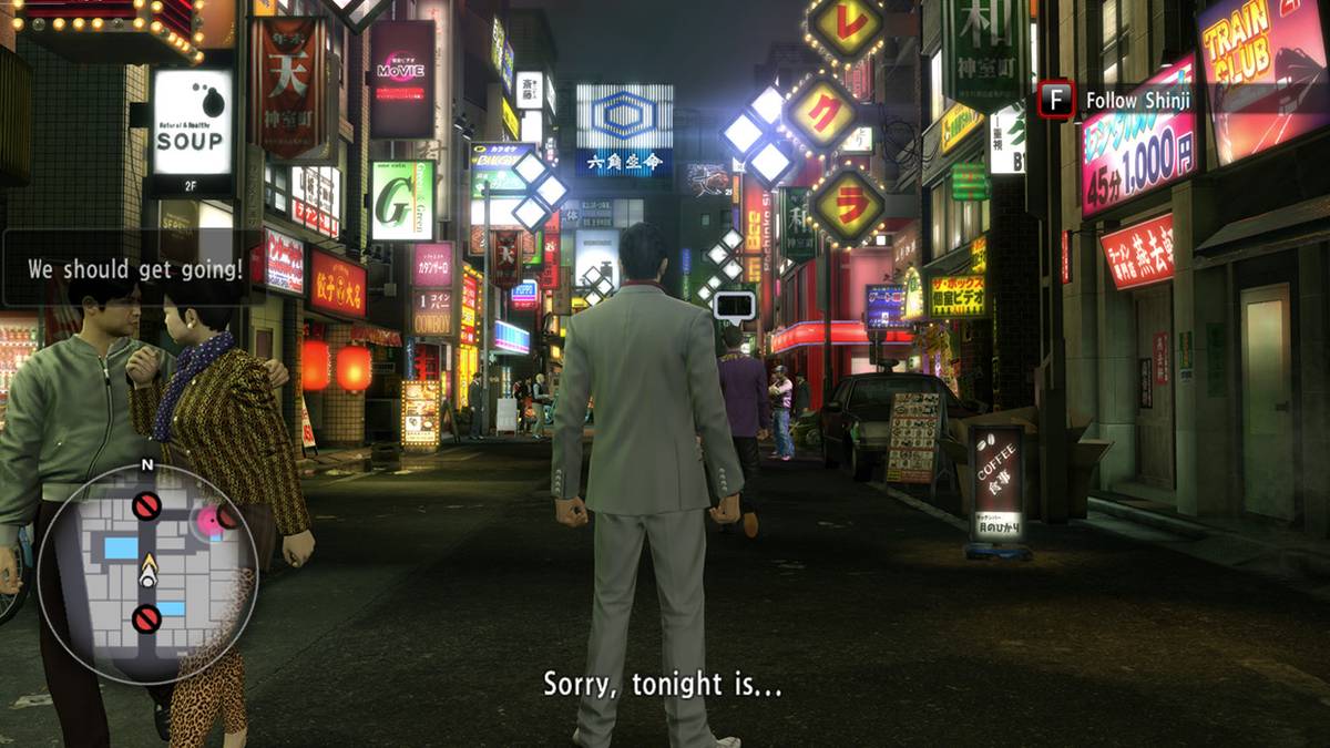 yakuza screenshot kiryu in kamurocho