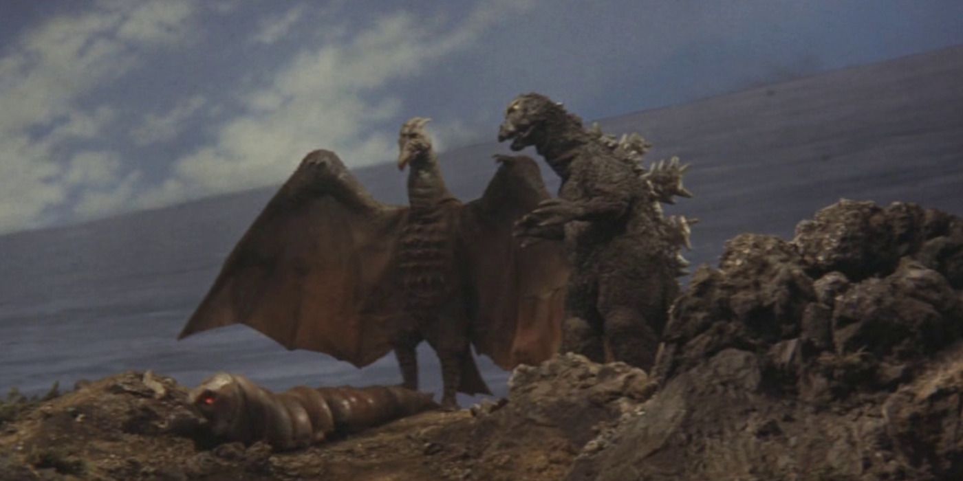 10 Godzilla Fights Godzilla, Mothra, and Rodan