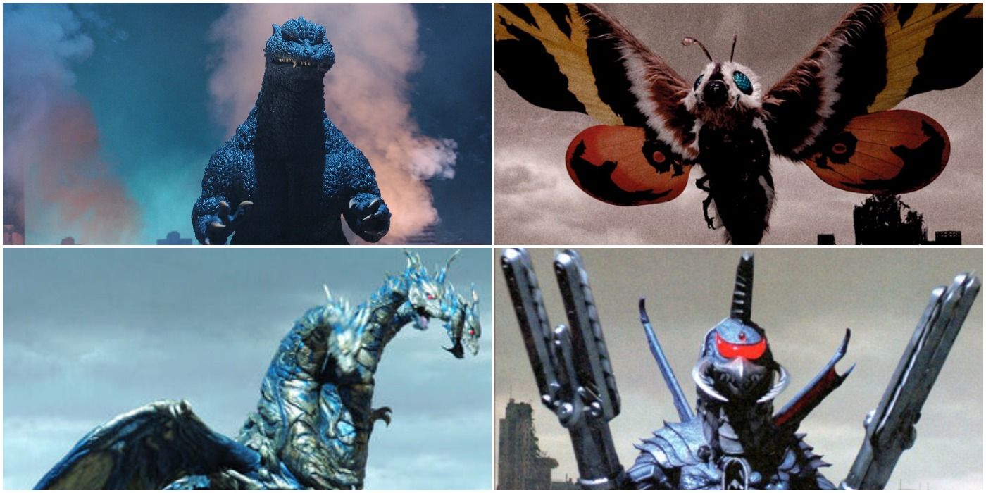 10 Godzilla Fights Godzilla and Mothra vs. Keizer Ghidorah and Gigan