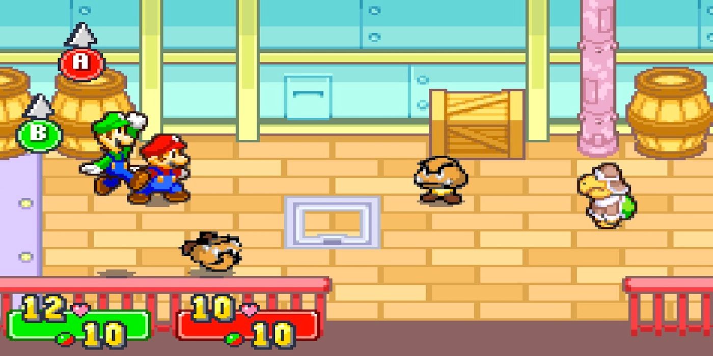 Mario and Luigi Superstar Saga gameplay screenshot
