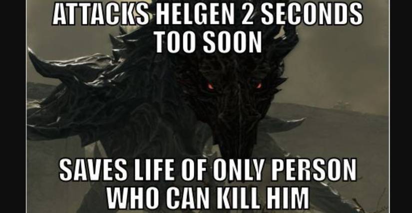 10 Skyrim NPC Memes Alduin