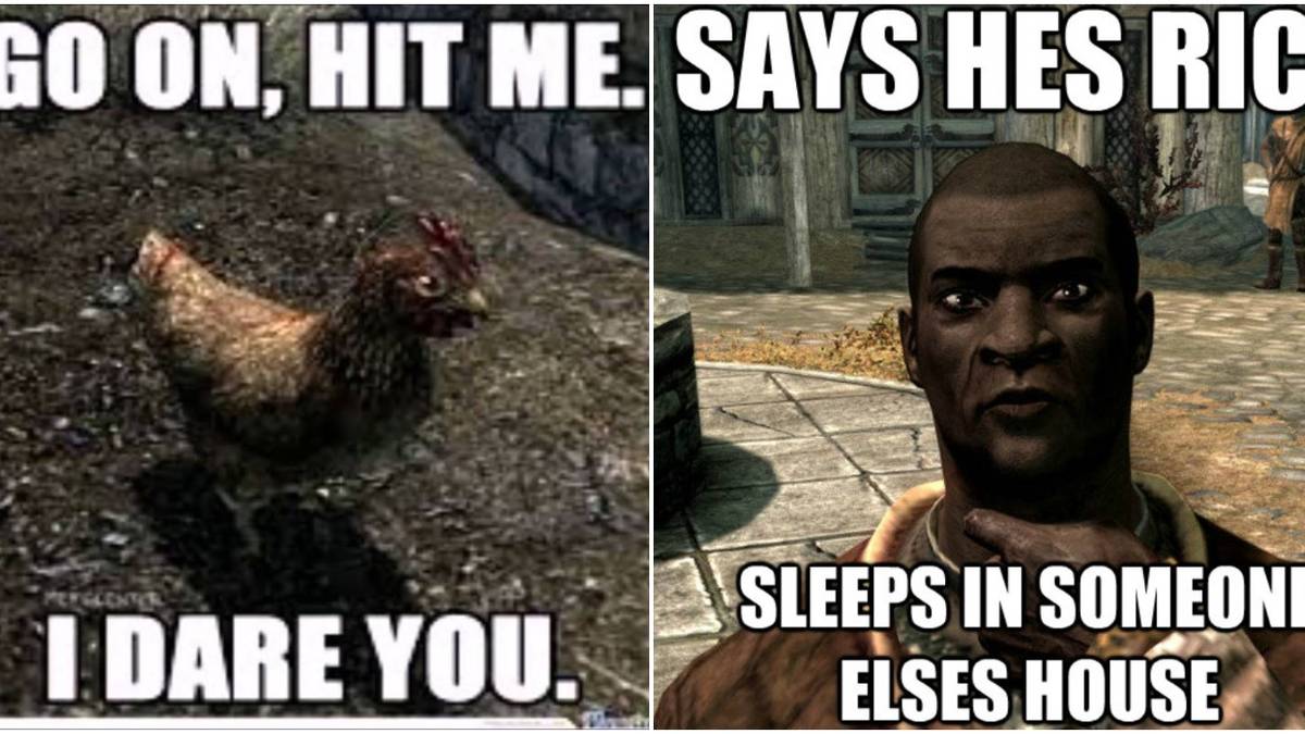 10 Skyrim NPC memes cover
