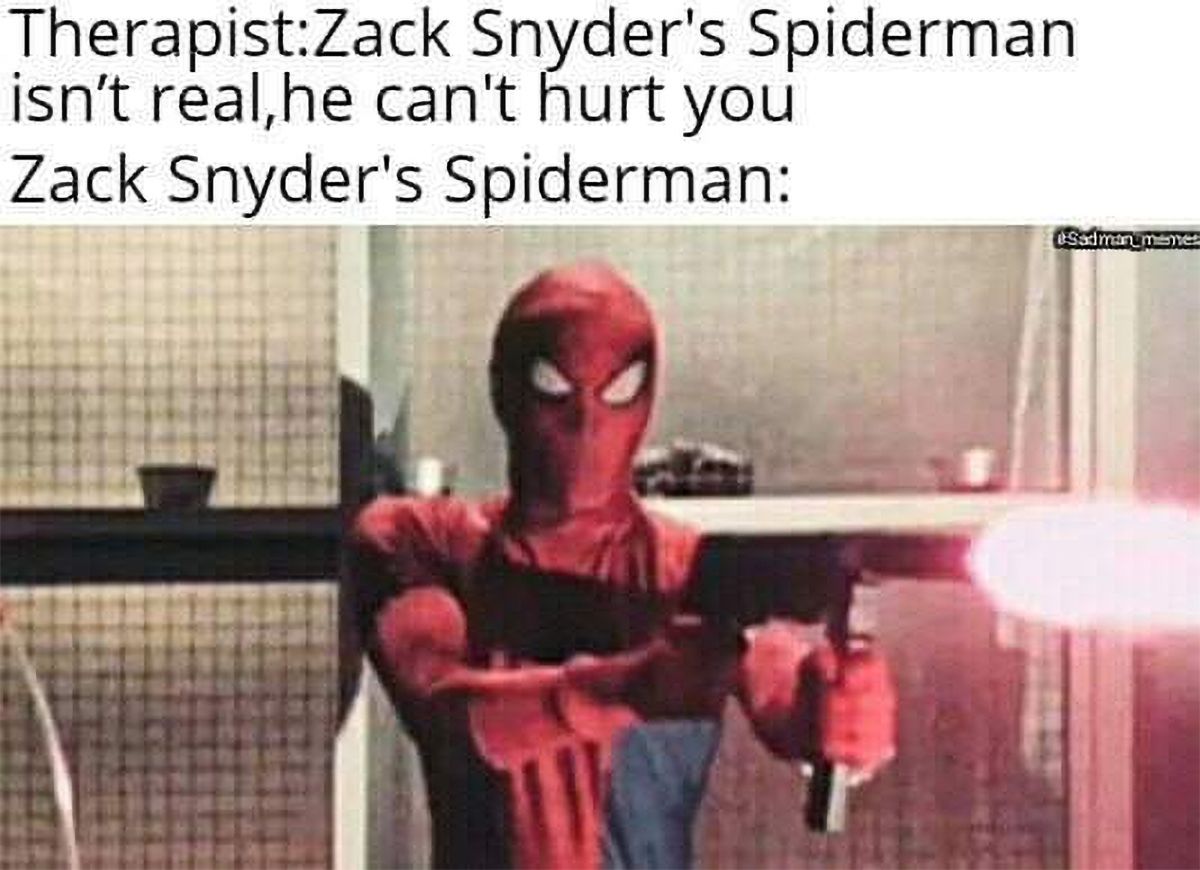  Zack Snyder Spider-Man Gun