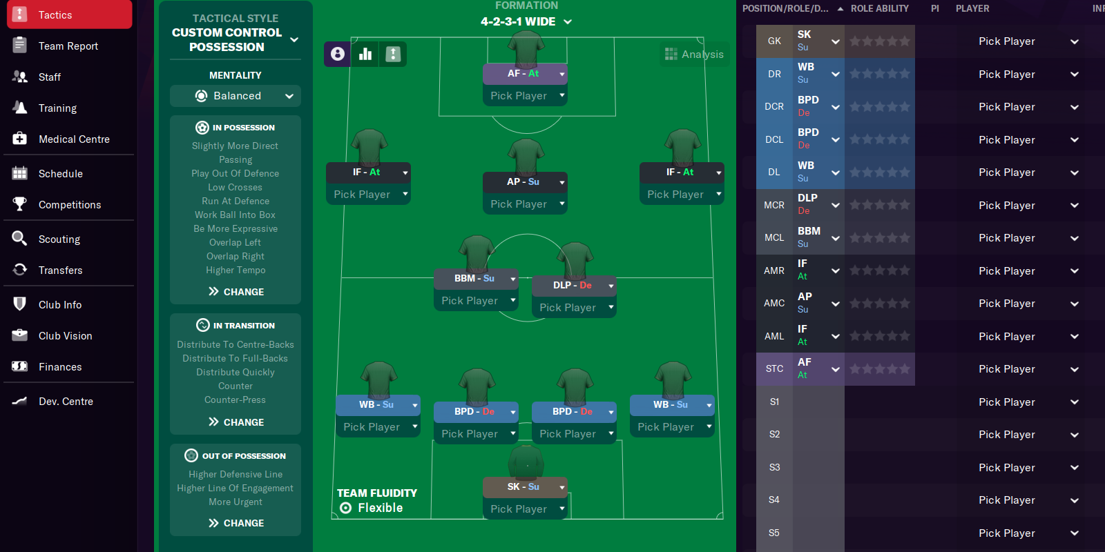 Football Manager 21 - 4231 attacking