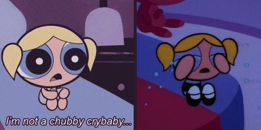 Powerpuff Girls Bubbles Quote "I'm Not a Chubby Crybaby"