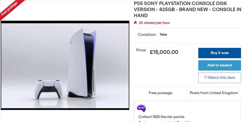 Expensive PS5