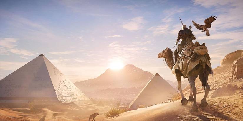 Asassin's Creed Origins Sunrise By The Pyramids