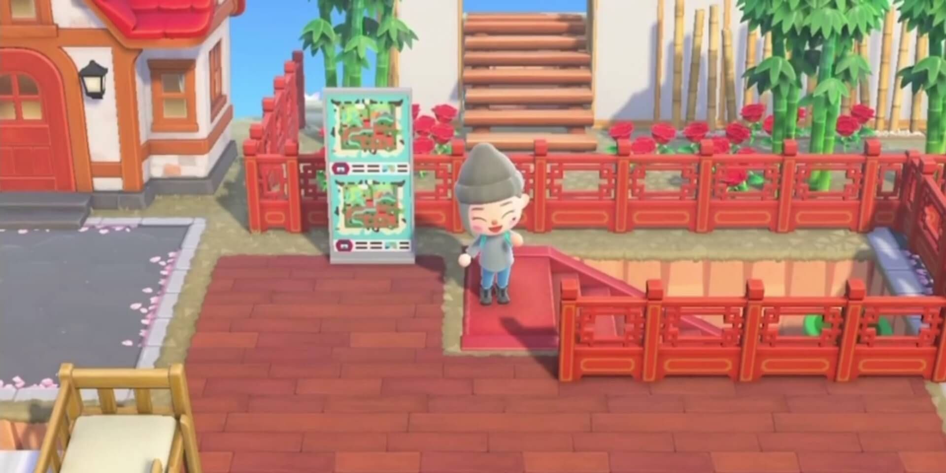 A subway build in Animal Crossing New Horizons