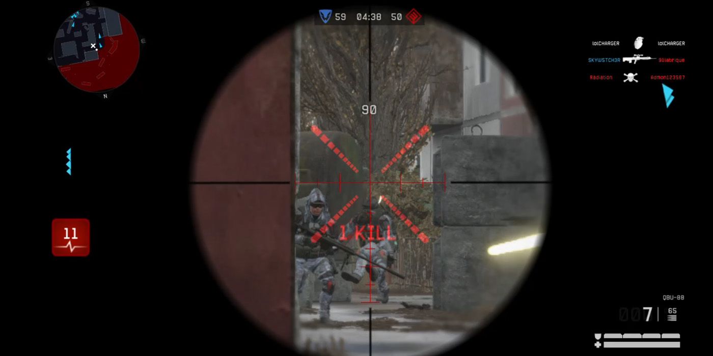 Sniper getting a kill in Warface