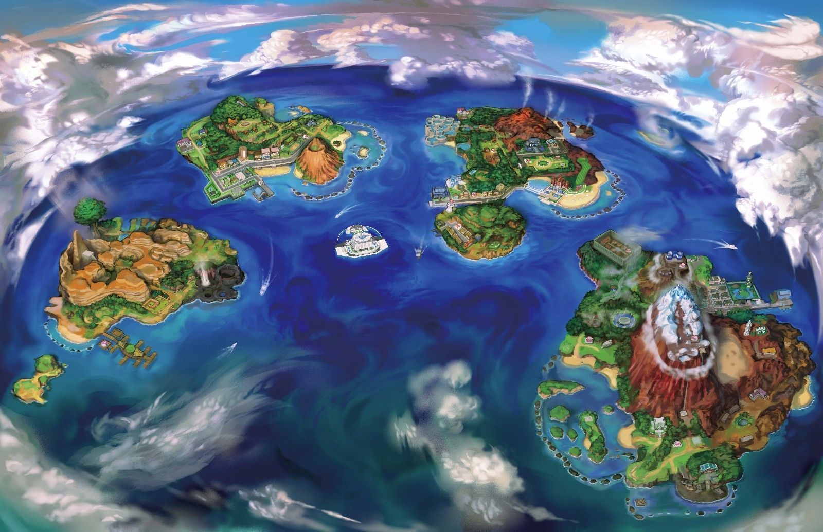 Every Mainline Region in the Pokemon Universe Explained