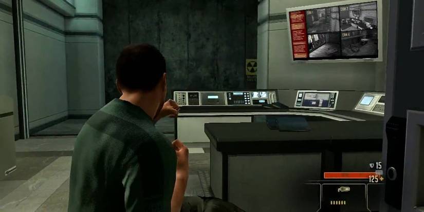 Michael exploring the Spy Facility