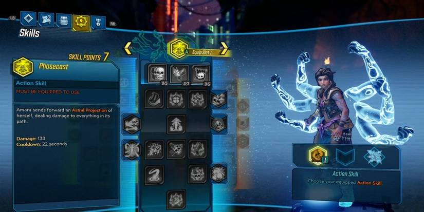 Amara Skill Tree Unlimited Stats Borderlands 3