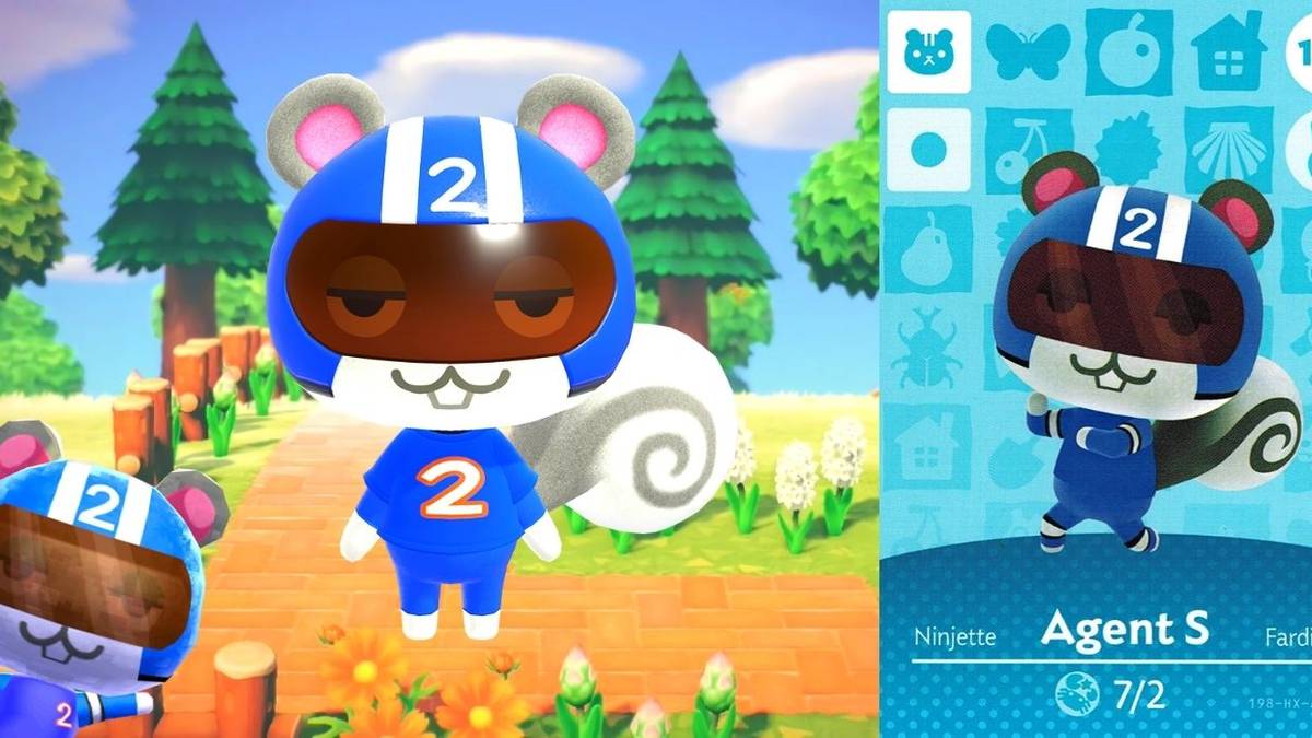 Animal Crossing Agent S Split Image