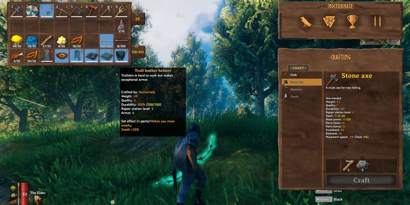 Armor Page in Valheim