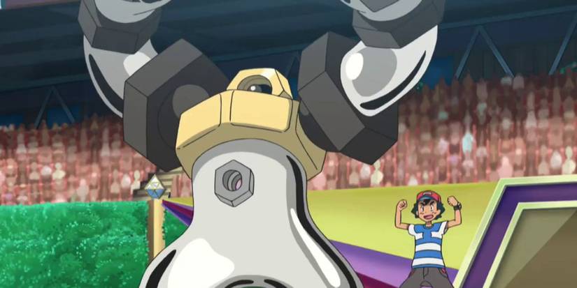 Pokemon Journeys Ash's Melmetal Alola Steel Type