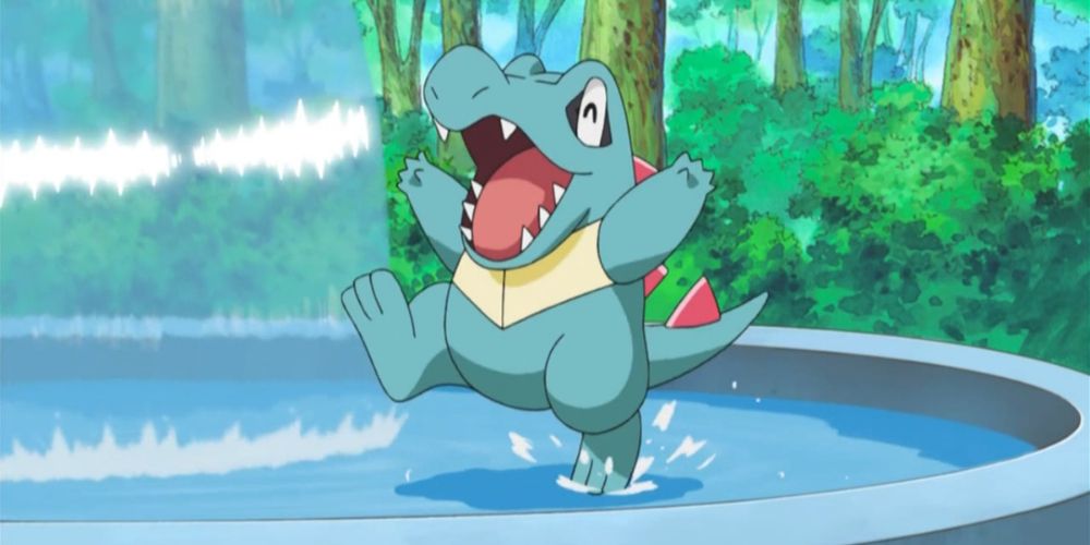 Pokemon Journeys Ash's Totodile Water Type Johto