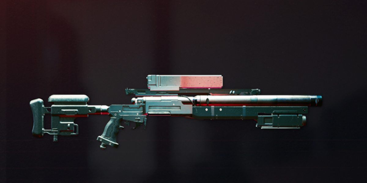 The Ashura sniper rifle in Cyberpunk 2077