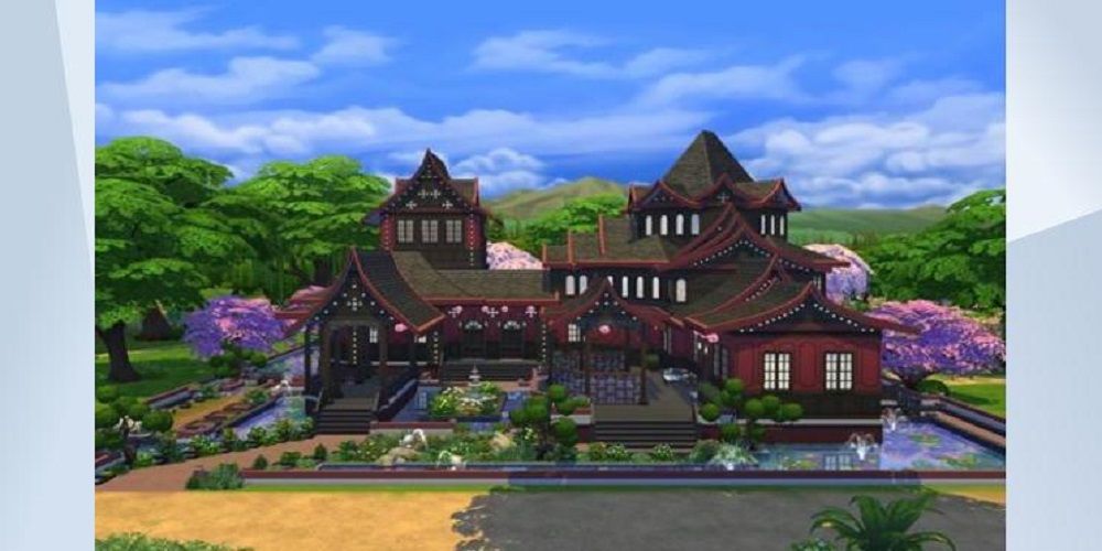 The Sims 4 Assassin Castle Daytime