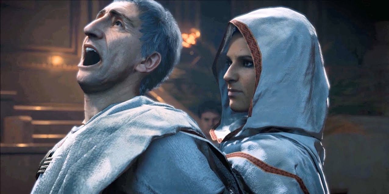Assassin's Creed Origins Aya Julius Caesar Assassination Ancient Rome Amunet