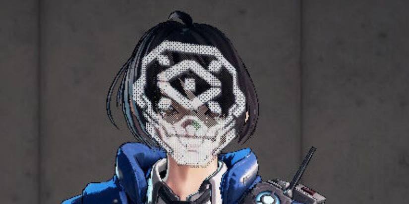 Astral Chain Skull Holomask