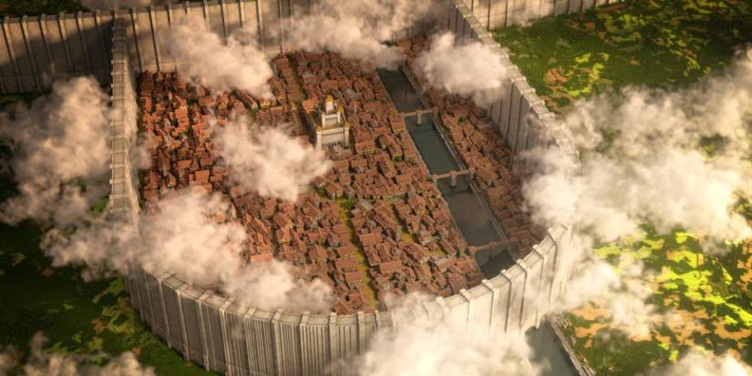Attack on Titan Minecraft Map Realistic