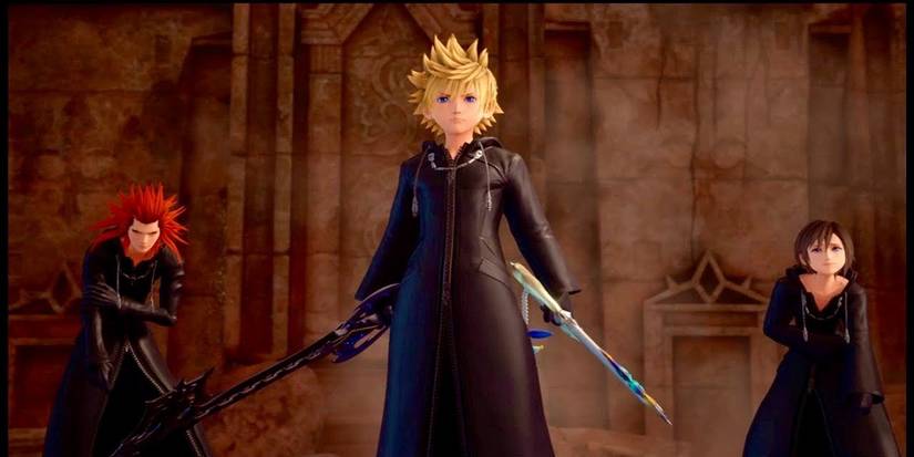 Axel, Roxas, and Xion
