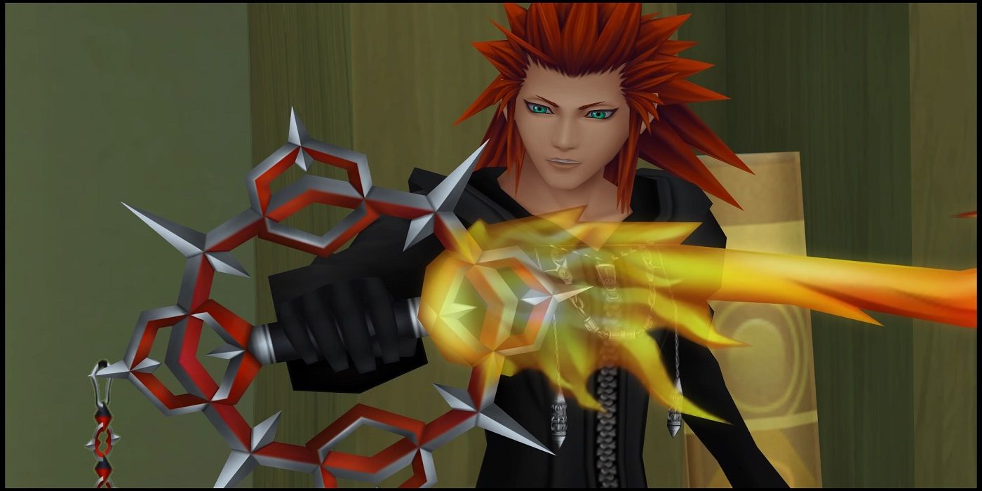 Axel Kingdom Hearts Keyblade