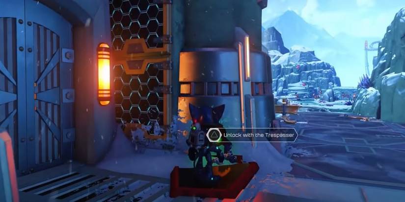 Trespasser door on Batalia in Ratchet and Clank remake