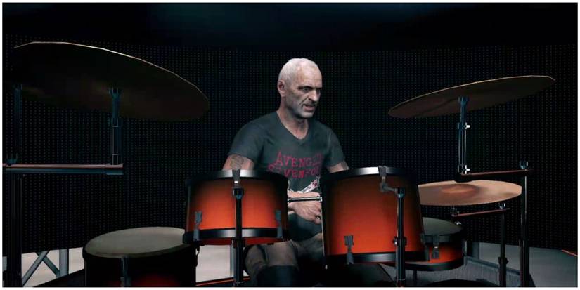 Frank Woods playing the drums for Avenged Sevenfold