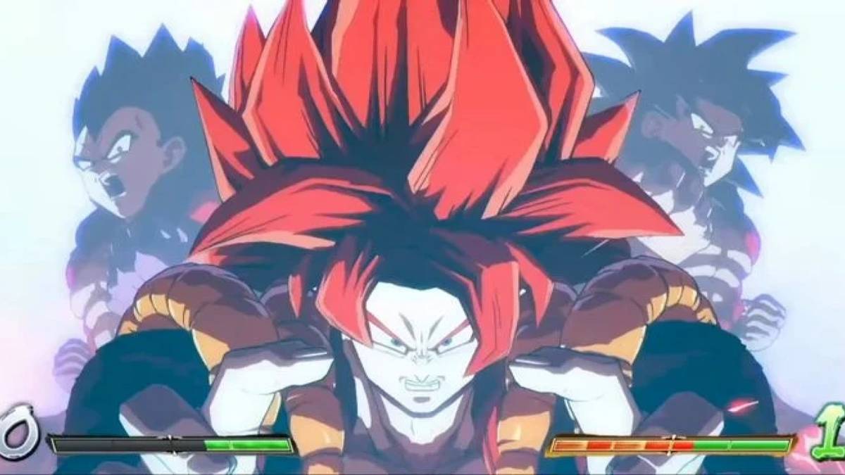 Gogeta's level 3 super in DBFZ