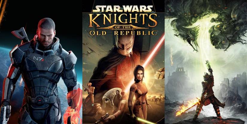 BioWare franchises Mass Effect, Knights of the Old Republic, Dragon Age