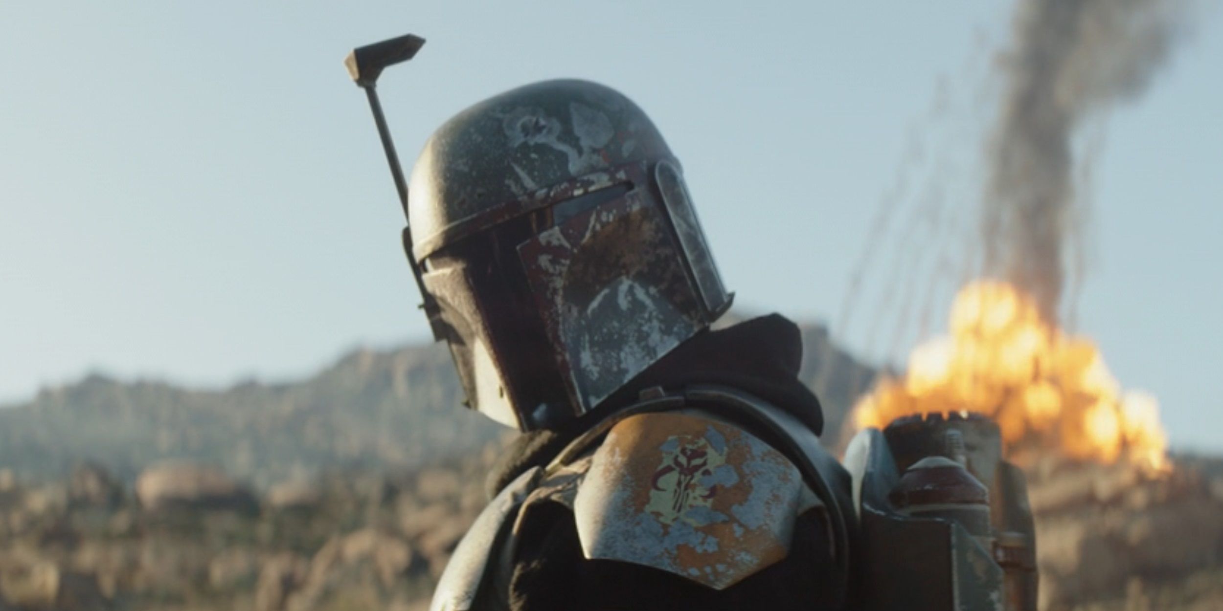 Boba Fett blows up two Imperial transports in The Mandalorian