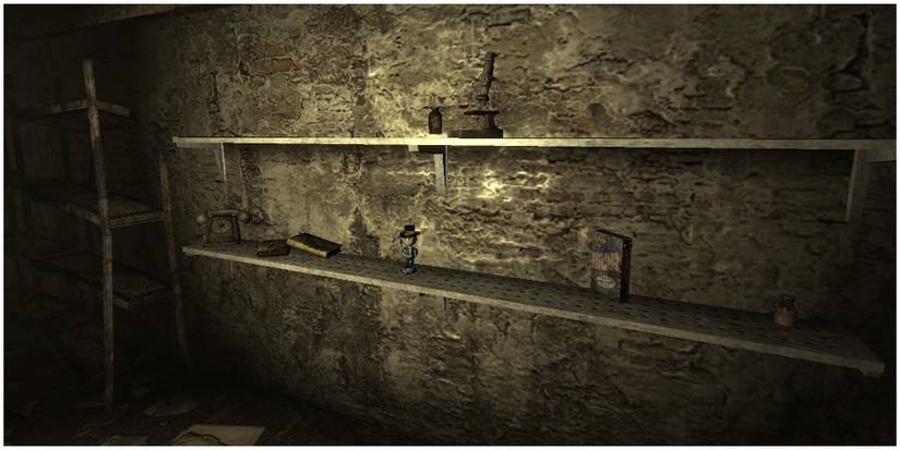 The luck bobblehead on a store's shelf