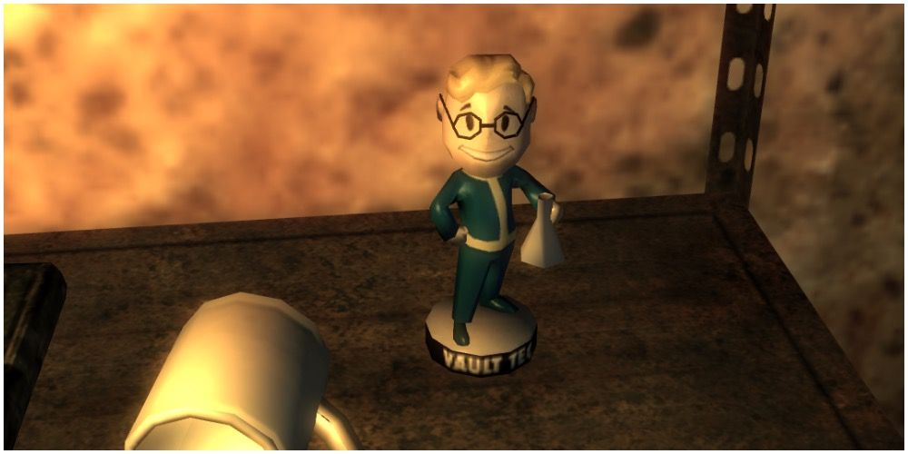 The science bobblehead located in Vault 106
