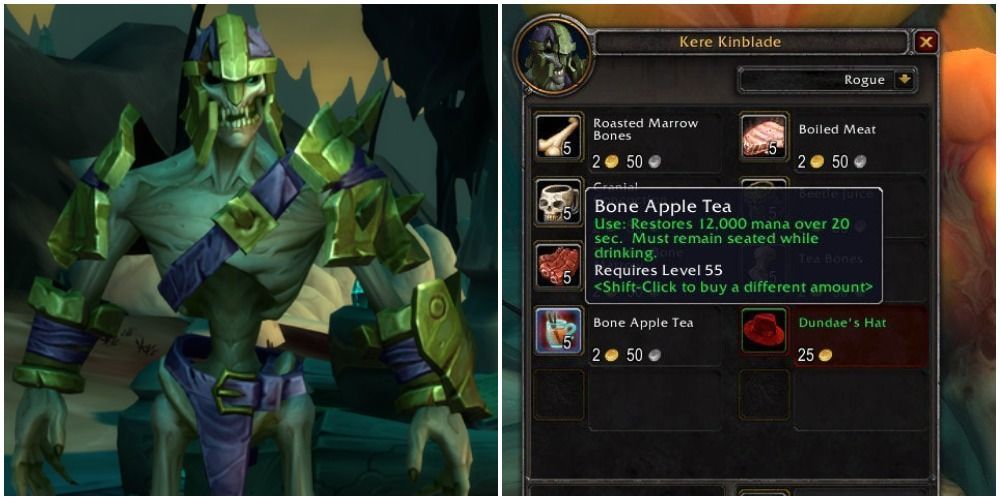 Bone Apple Tea Things You Missed In Maldraxxus World of Warcraft Shadowlands Trivia