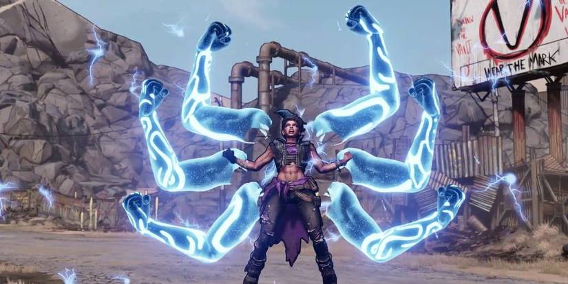 Borderlands 3 Amara Melee super charged arms casting spell