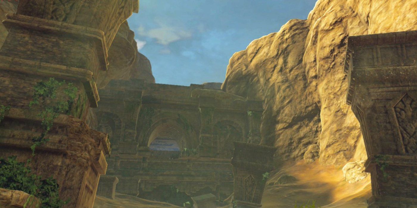 Legend of Zelda Breath of the Wild Forgotten Temple Entrance