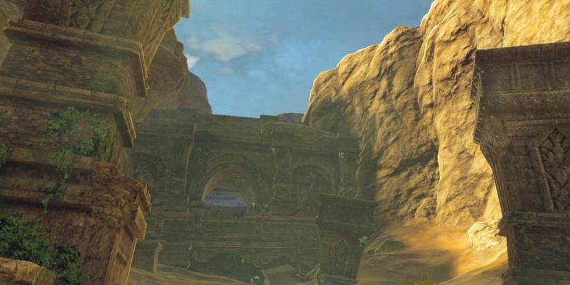 Legend of Zelda Breath of the Wild Forgotten Temple Entrance