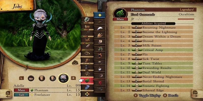 Bravely Default 2 gameplay screenshot