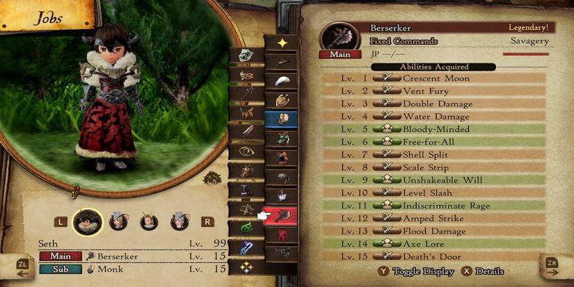 Bravely Default 2 gameplay screenshot