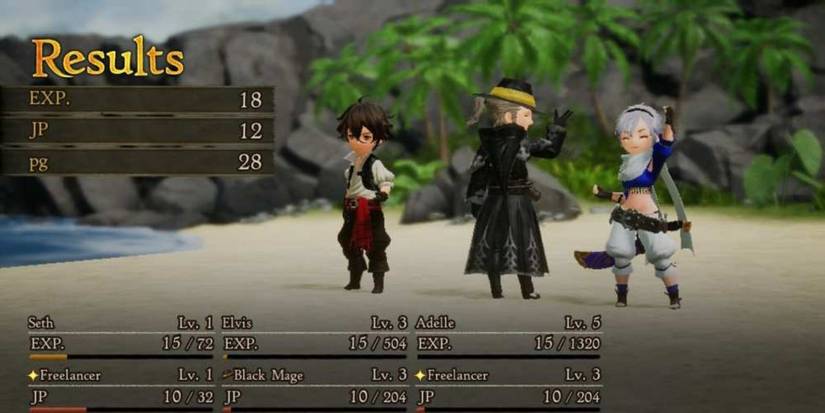 Bravely Default 2 Elvis Victory