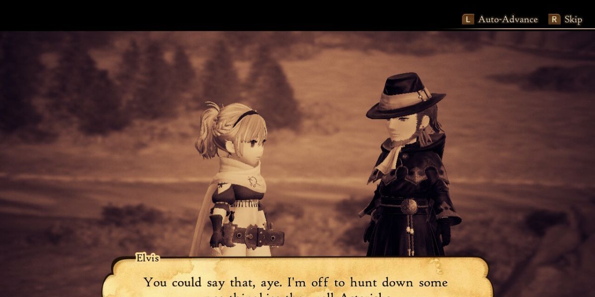 Bravely Default 2 Elvis and Adelle Dialogue