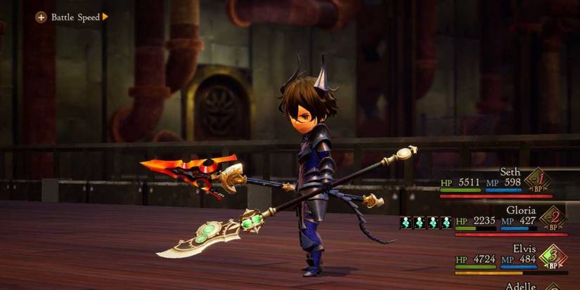 Bravely Default 2 Seth Dual Wield