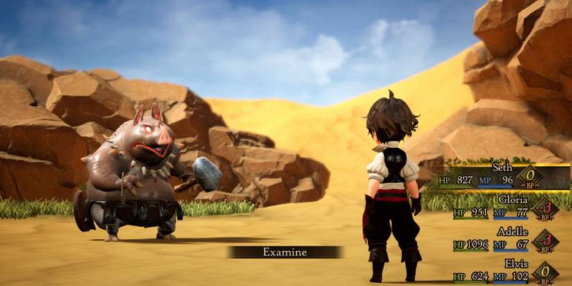 Bravely Default 2 Seth Examine