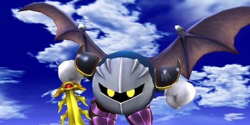 Smash Bros Brawl Meta Knight Hovering In Midair