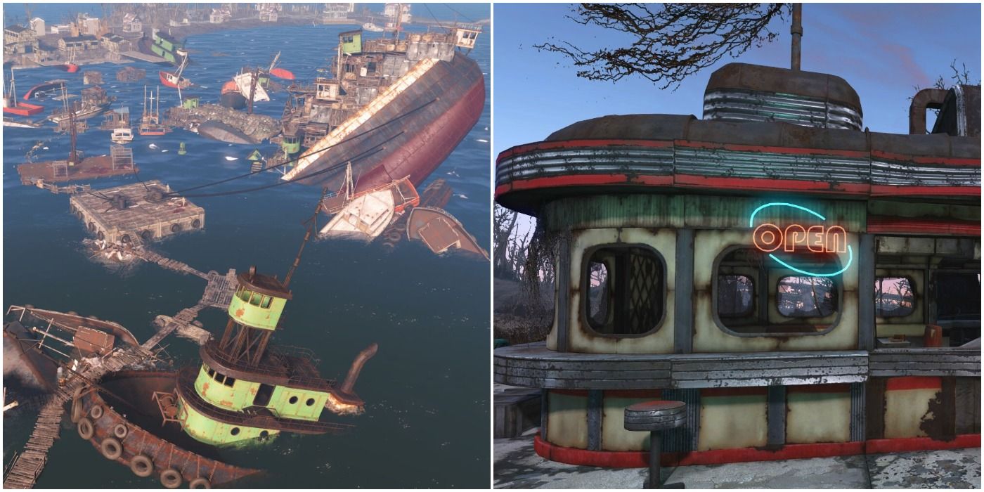 Different locations in Fallout 4